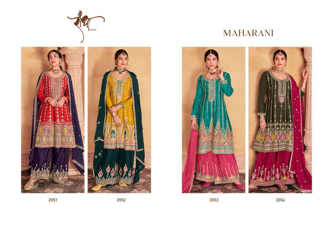 Maharani By Radha Trendz Chinon Wedding Wear Readymade Suits Suppliers In India